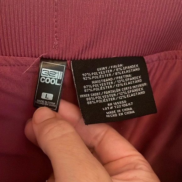 32 degrees Cool athletic skort raspberry color size large L pickleball golf - Picture 2 of 8